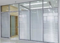 Cloisons de séparation immaculées en verre de bureau démontables avec le cadre en aluminium
