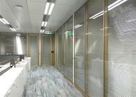 Cloisons de séparation immaculées en verre de bureau démontables avec le cadre en aluminium