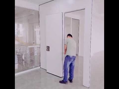 Murs de séparation pliables ignifuges commerciaux en bois et en aluminium