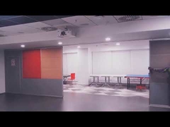 SONO cadre en aluminium murs de cloison suspendus, cloison en bois ouverte pour le hall