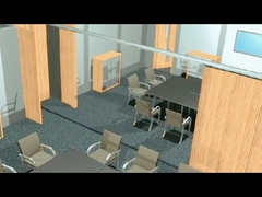 OEM ODM Murs de cloisons mobiles hautement flexibles Diviseurs de pièces insonorisés coulissants