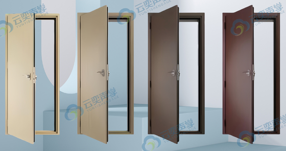 Porte composite à densité multicouche insonorisée en acier laminé à froid et absorption des chocs