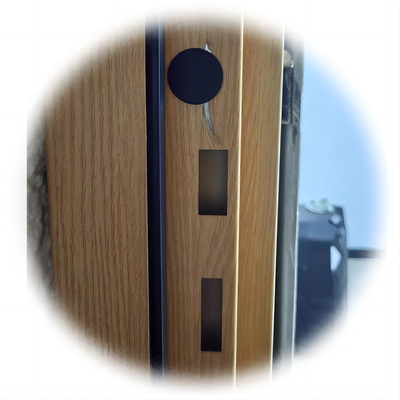 STC 40+ 3 DB Porte insonorisée pour l'intimité et le confort dans les bâtiments résidentiels