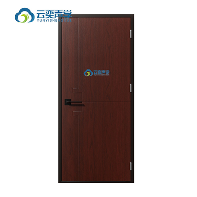 STC 42 ±3 DB Porte composite certifiée à l'épreuve du son en acier et bois