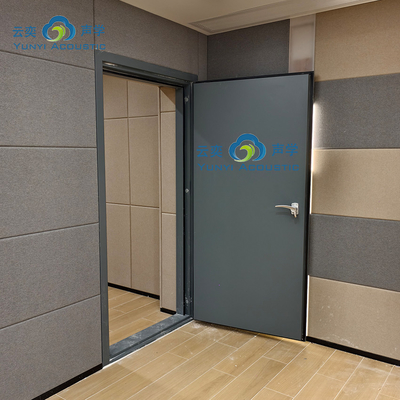 Salle de batterie Studio de musique Salle Barrière acoustique transparente Isolation acoustique Porte vision vitrée Acoustique à domicile Avec pièges de basse Cornernoise Cancelling Porte STC 45dB