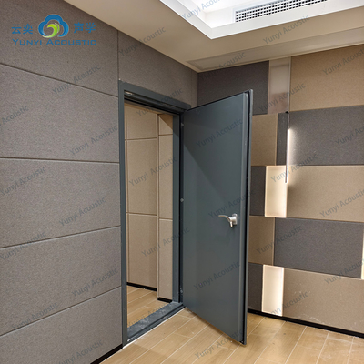 Salle de batterie Studio de musique Salle Barrière acoustique transparente Isolation acoustique Porte vision vitrée Acoustique à domicile Avec pièges de basse Cornernoise Cancelling Porte STC 45dB
