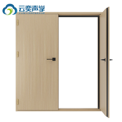 Porte à isolation acoustique avec verre acoustique 60 minutes Porte à isolation acoustique unique ignifuge STC 45dB