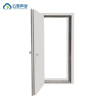 Porte à isolation acoustique avec verre acoustique 60 minutes Porte à isolation acoustique unique ignifuge STC 45dB