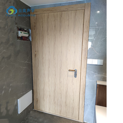 Porte acoustique isolation acoustique Porte à 30 minutes résistante au feu Porte simple pour la salle de batterie Piano salle d'étude