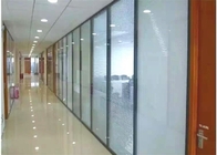 Séparations en verre insonorisées démontables de bureau, séparations en verre vitrées par double