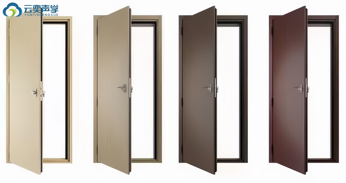 Porte d'entrée métallique personnalisable à l'intérieur Porte insonorisée Porte insonorisée Porte