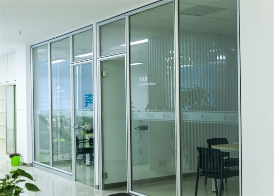 Diviseurs de pièce en verre de verre trempé de cloisons de séparation de bureau pour le bureau